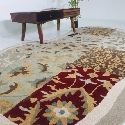 Elegant Handmade Multi Color Rug for Hallway - HTW 74 (200x300cm)