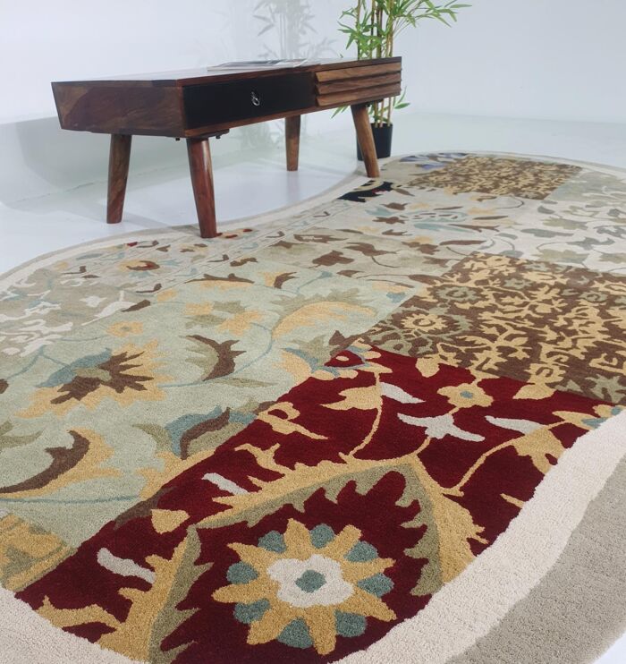 Elegant Handmade Multi Color Rug for Hallway - HTW 74 (200x300cm)