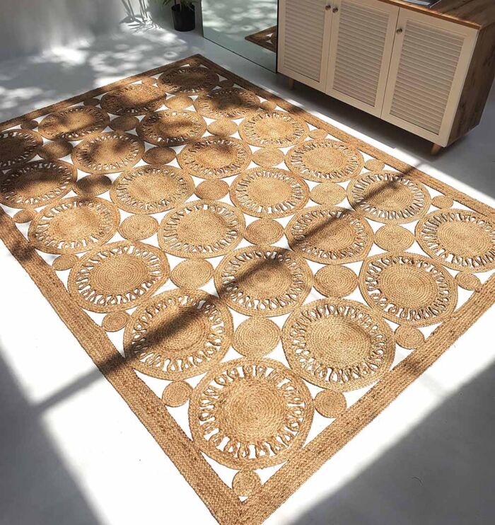Braided Natural Outdoor Jute Rug  Luxurious, Eco-Friendly & Durable | BR 086 - Image 5