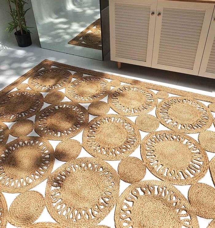 Braided Natural Outdoor Jute Rug  Luxurious, Eco-Friendly & Durable | BR 086 - Image 6
