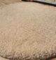 Elegant Round Shaggy Rug for Living Room
