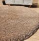 Elegant Round Shaggy Rug for Living Room