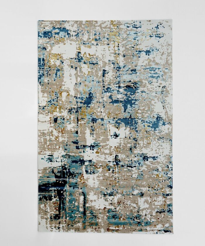 Durable machine made rugs for modern home décor