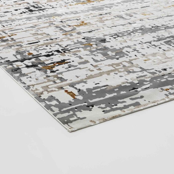 ⁦Luxurious Abstract Pattern Machine Made Rug - MZ40B⁩ - الصورة ⁦4⁩