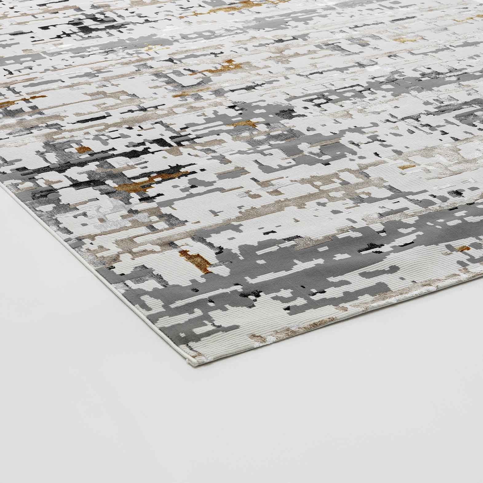 DSC093513 Luxurious Abstract Pattern Machine Made Rug - MZ40B - الصورة 4