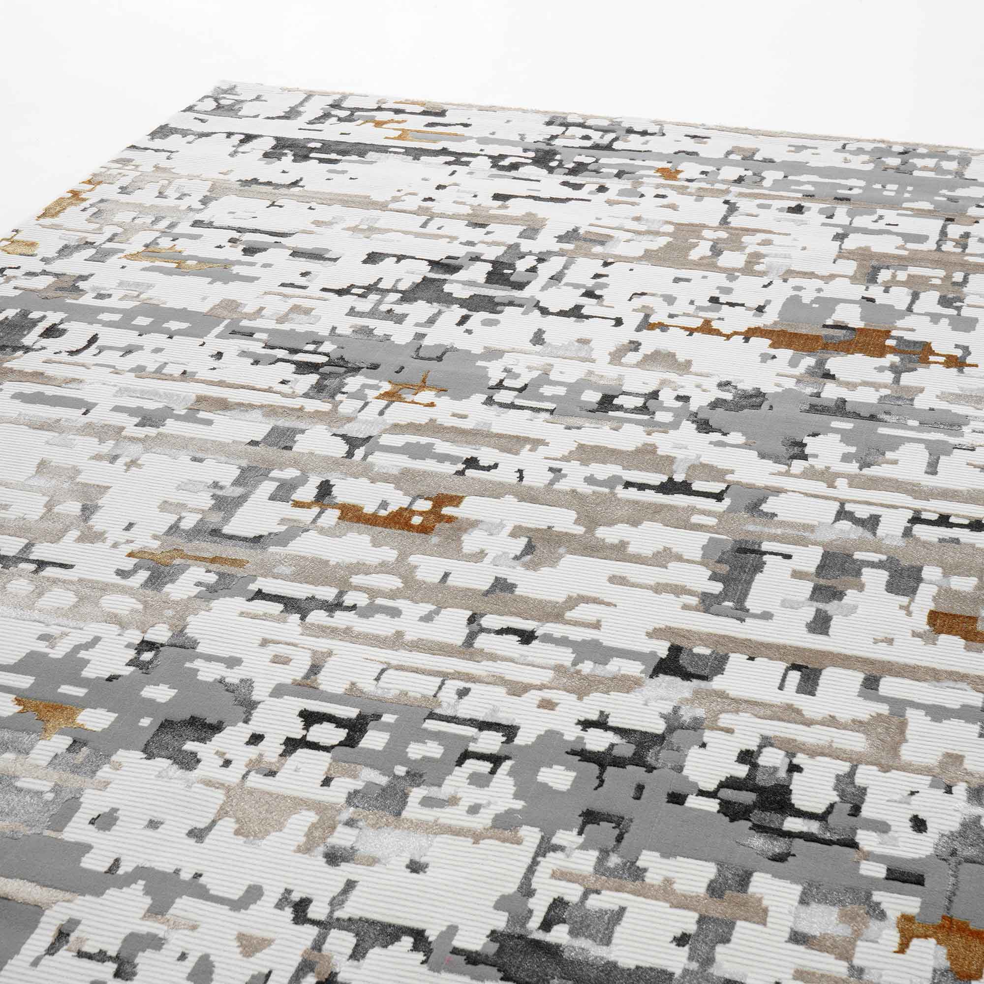 DSC093575 Luxurious Abstract Pattern Machine Made Rug - MZ40B - الصورة 5