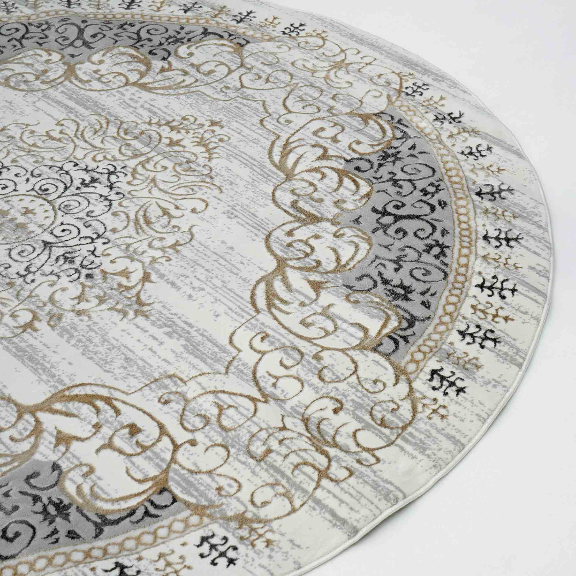 Stunning Beige Turkish Machine Made Rug for Bedroom Stunning beige Turkish machine made rug for bedroom décor
