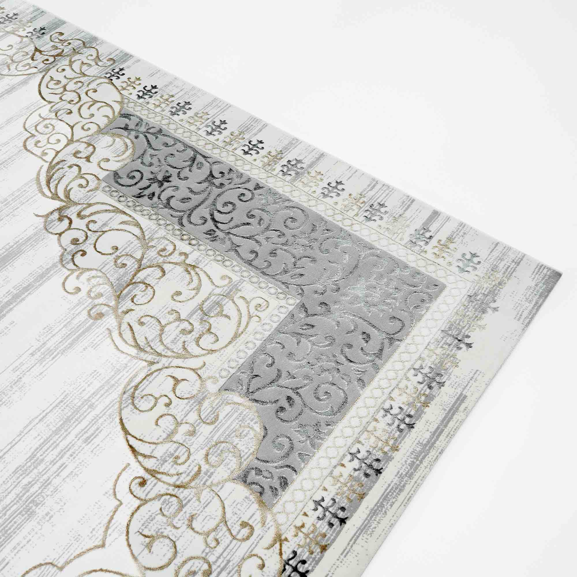 Stunning Beige Turkish Machine Made Rug for Bedroom Stunning beige Turkish machine made rug for bedroom décor