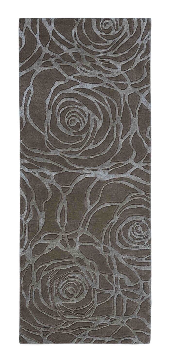 Luxurious Wool, Silk & Cotton Home Decor Handmade Rug - ZUA 07 (80x200 cm)
