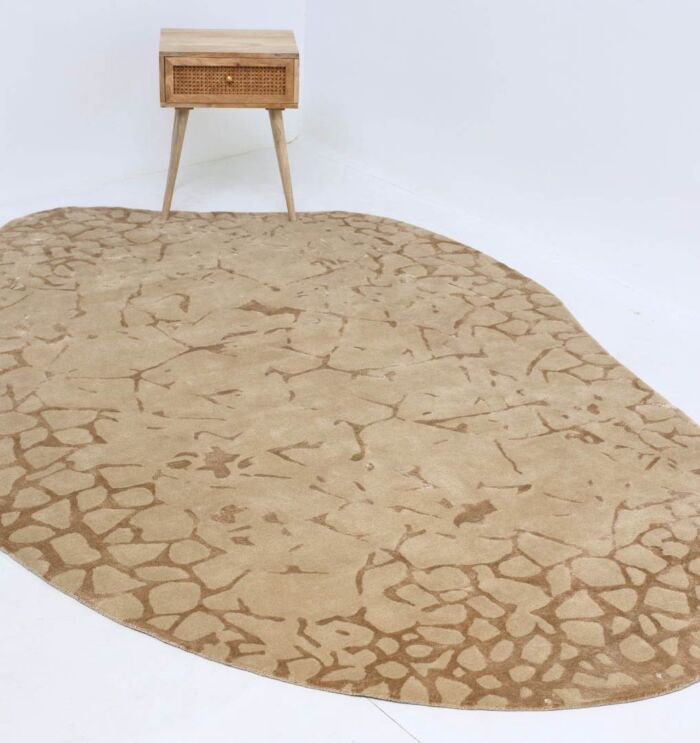 Elegant hand tufted rug showcasing comfort and timeless artistry