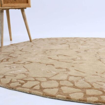 Elegant hand tufted rug showcasing comfort and timeless artistry