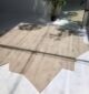 Stunning Off White Color Flower Shape Decor Handmade Rug - HTW 77 (200 cm)