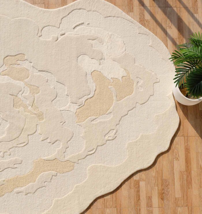 Hand tufted rug featuring luxury finish and premium craftsmanship