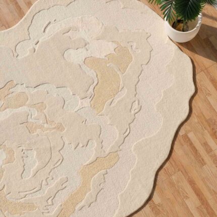 Hand tufted rug featuring luxury finish and premium craftsmanship