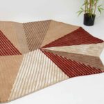 Stunning Multi Color Wool, Tencil & Cotton Decor Handmade Rug - HTWV 86 (200x300cm)