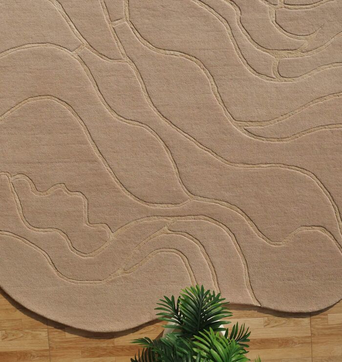 Handmade rug showcasing craftsmanship, rich texture, and timeless style.