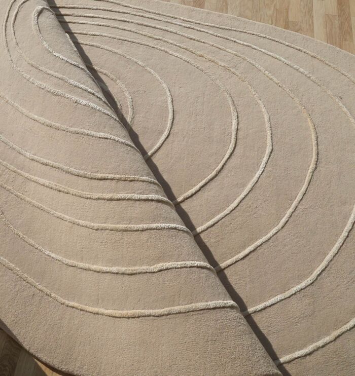 Handmade rug showcasing craftsmanship, rich texture, and timeless style.