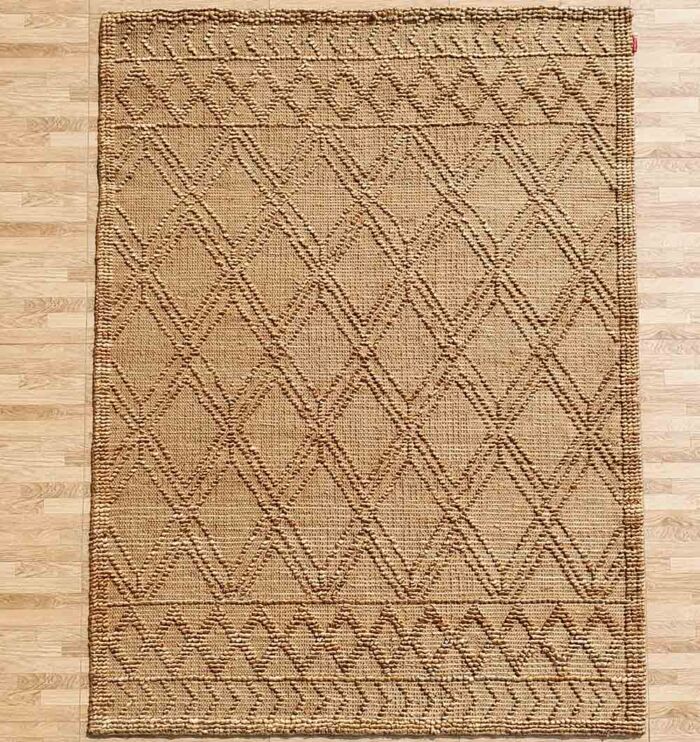 Handmade jute rug UAE – eco-friendly floor covering | Ramsha Home