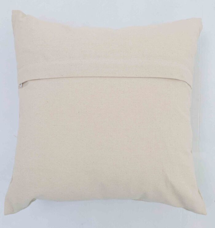 White decorative cushion with elegant and soft finish