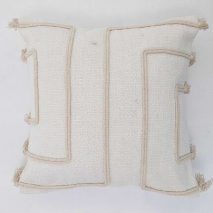 Natural color sofa cushion with soft and elegant design