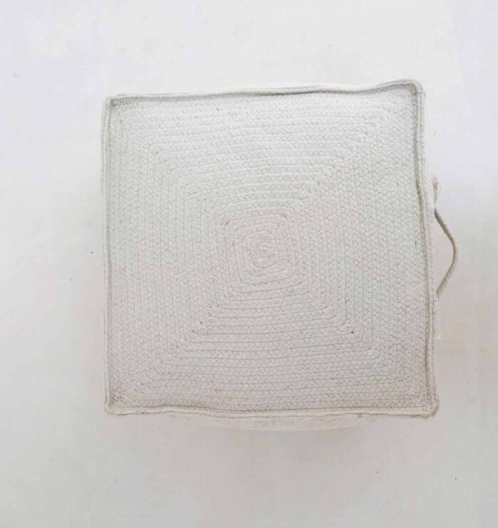 Handmade pouf seat for living room décor, puff chair, ottoman pouf, and floor seating Dubai