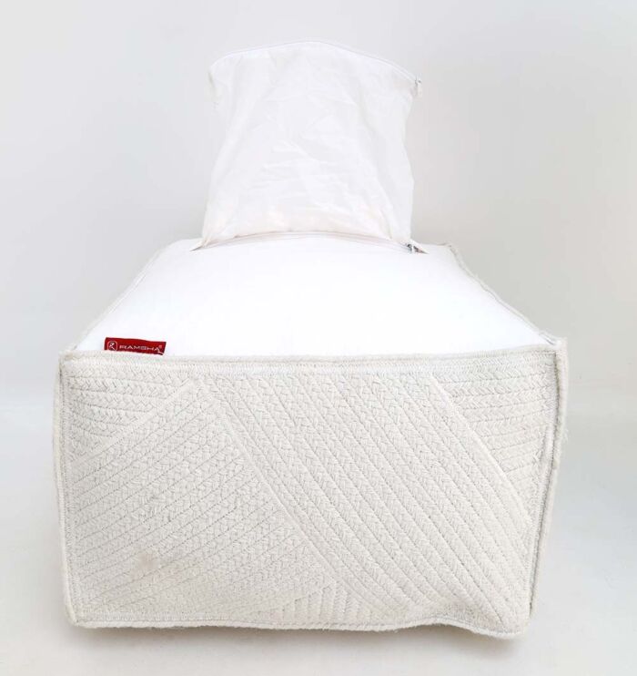 Handmade pouf seat for living room décor, puff chair, ottoman pouf, and floor seating Dubai