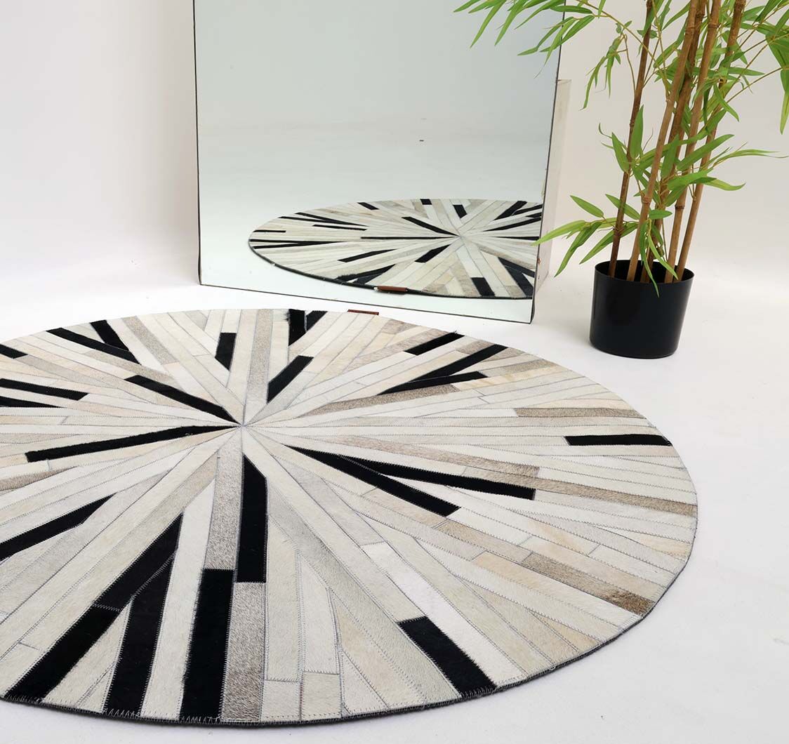 Handmade Leather Rugs Dubai Stylish Rugs & Carpets Online UAE Handmade leather rug with modern finish, rugs Dubai, outdoor rugs, and dining table rugs UAE