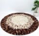 Luxury handmade leather rug for home décor, rugs Dubai, dining table rugs, and outdoor rugs UAE
