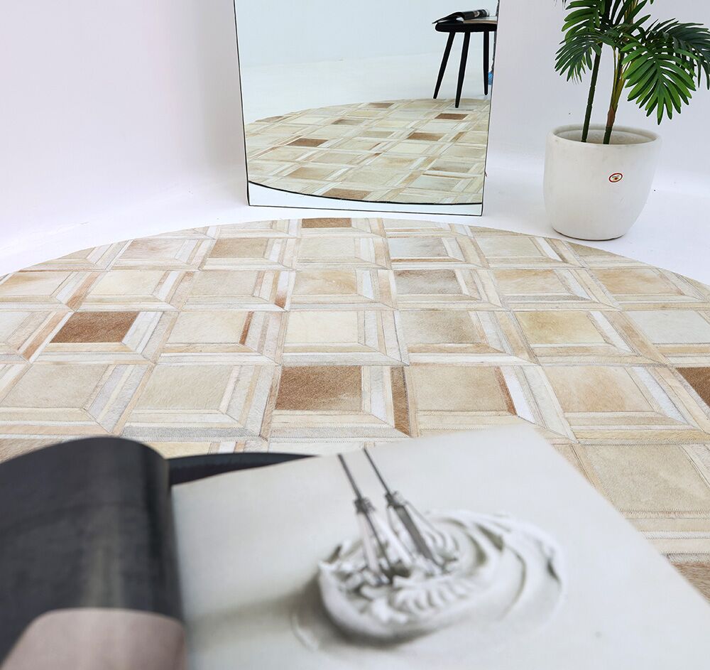 Leather Rugs Dubai Handmade Rugs & Carpets Online UAE Handmade leather rug for modern interiors, rugs Dubai, outdoor rugs, and dining table rugs UAE