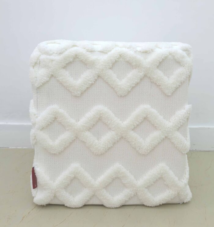 Decorative handmade pouf ottoman seat, puff chair for home décor and floor seating Dubai