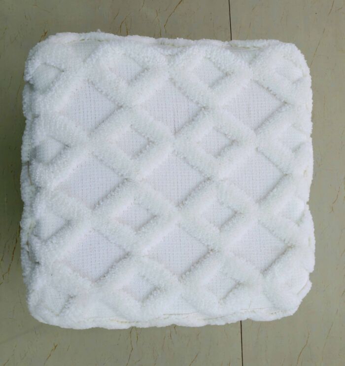 Decorative handmade pouf ottoman seat, puff chair for home décor and floor seating Dubai