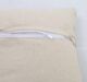 White decorative cushion with soft fabric and elegant design
