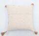 Natural color cushion for home décor with soft texture