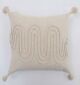 Natural color cushion for home décor with soft texture