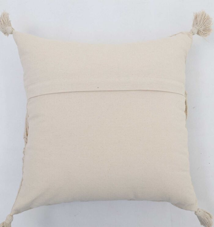 Natural color cushion for home décor with soft texture