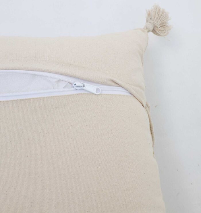 Natural color cushion for home décor with soft texture