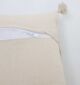 Natural color cushion for home décor with soft texture