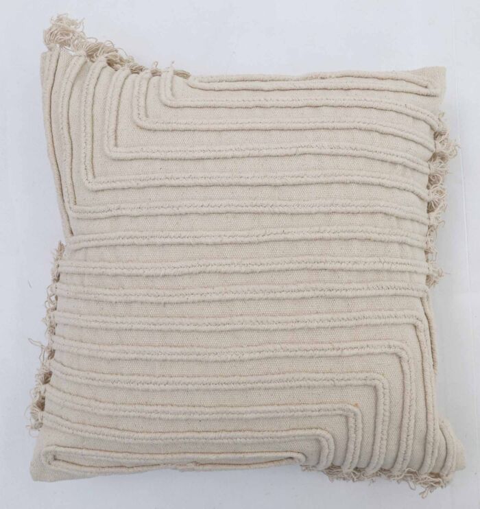 Natural color cushion for home décor with soft texture