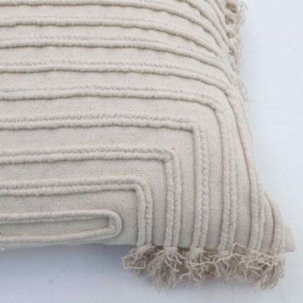 Natural color cushion for home décor with soft texture