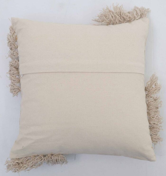 Natural color cushion for home décor with soft texture