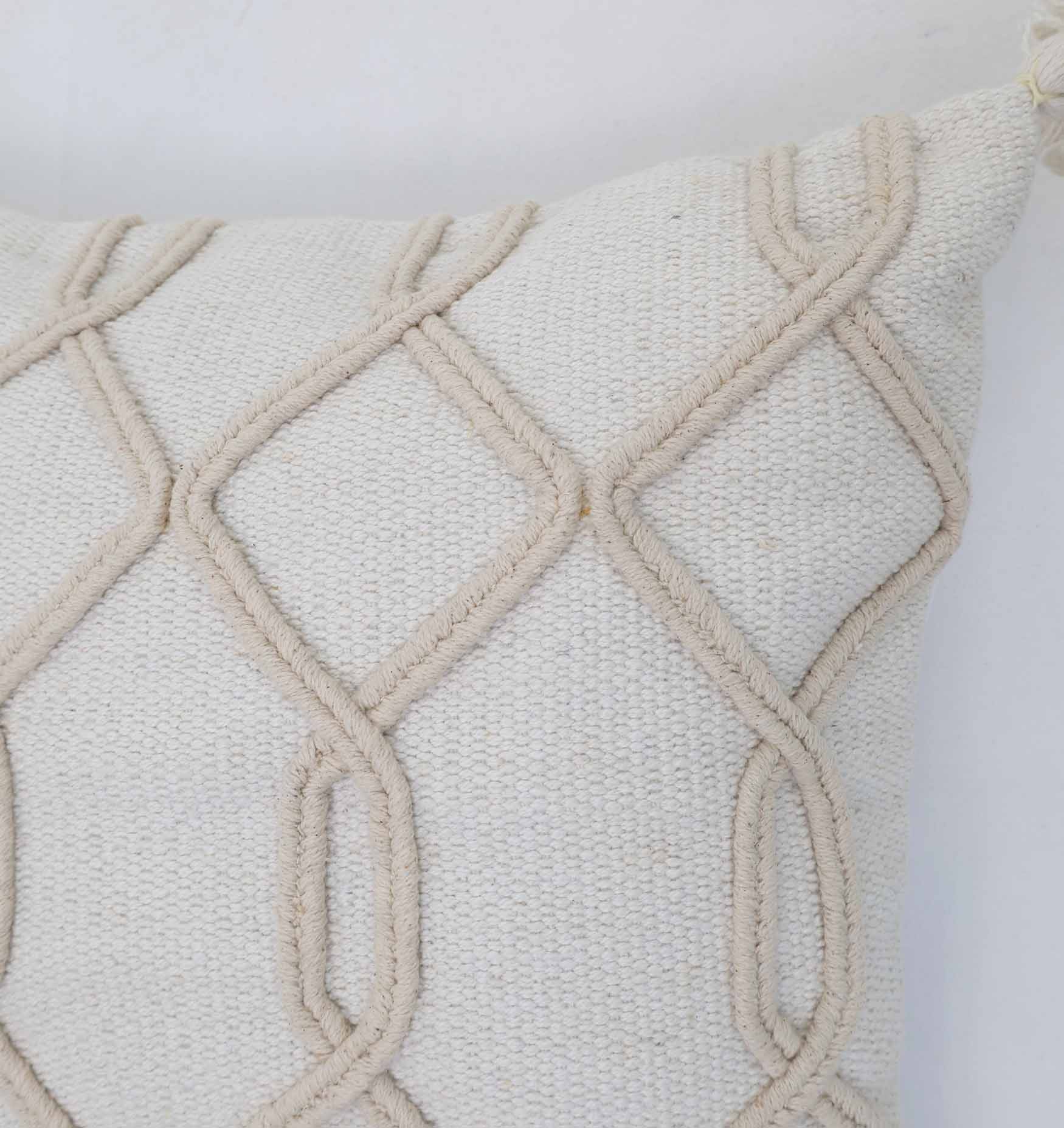 Home Decor Natural Color Cushion — Elegant & Cozy Natural color cushion for home décor with soft texture