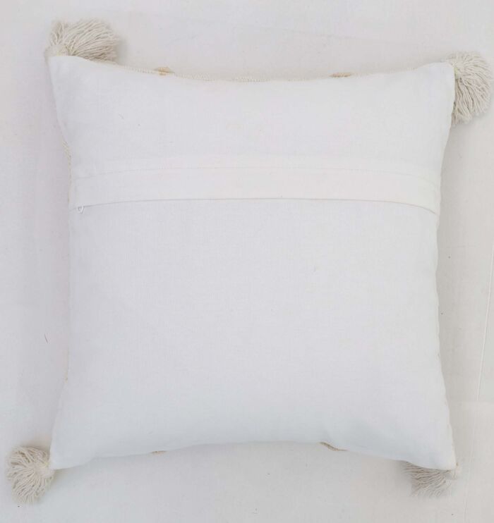 Natural color cushion for home décor with soft texture