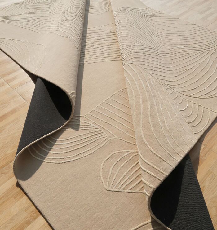 Handmade rug showcasing craftsmanship, rich texture, and timeless style.