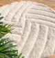 Soft shaggy rug with plush texture, modern design, and cozy comfort for home décor.