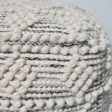 Handcrafted pouf chair for stylish seating, modern pouf seat, and puff chair for living room décor