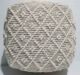 Decorative pouf chair for living room seating, handmade pouf seat, and modern puff chair for home décor
