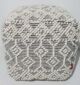 Decorative pouf chair for living room seating, handmade pouf seat, and modern puff chair for home décor