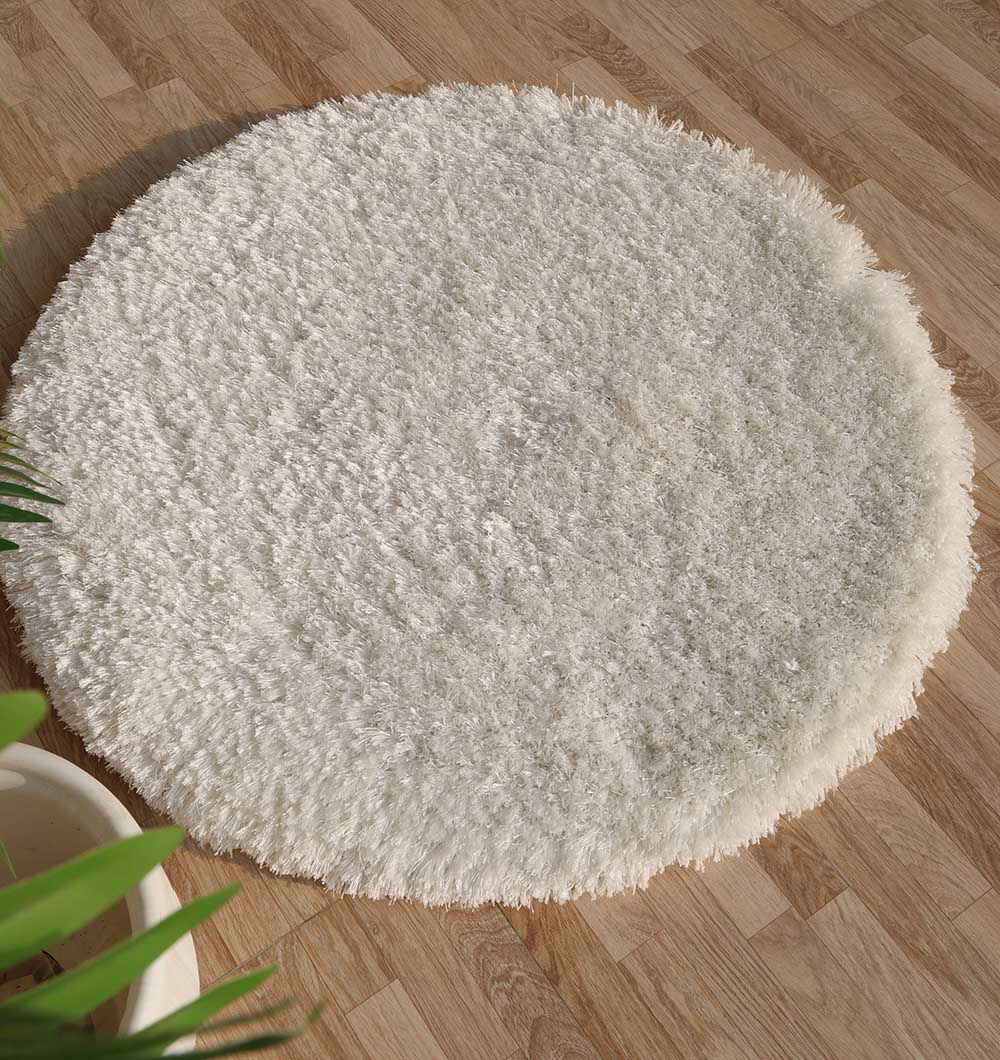 SG-012-2 Decorative Shaggy Rug White Color - SG-012 - Image 3
