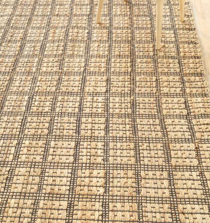 Handcrafted woven rug for modern interiors, rugs Dubai, dining table rugs, and outdoor rugs