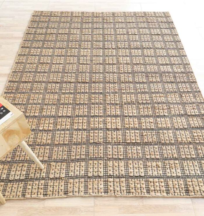 Handcrafted woven rug for modern interiors, rugs Dubai, dining table rugs, and outdoor rugs